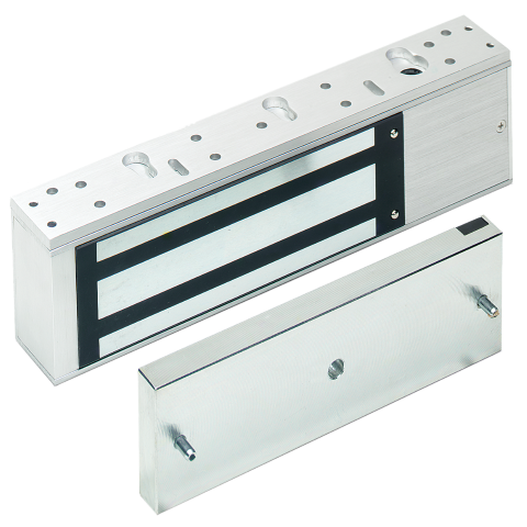 6000 N için Manyetik Kilit - 12/24 VDC - 2 Röle/LED İzlemeli